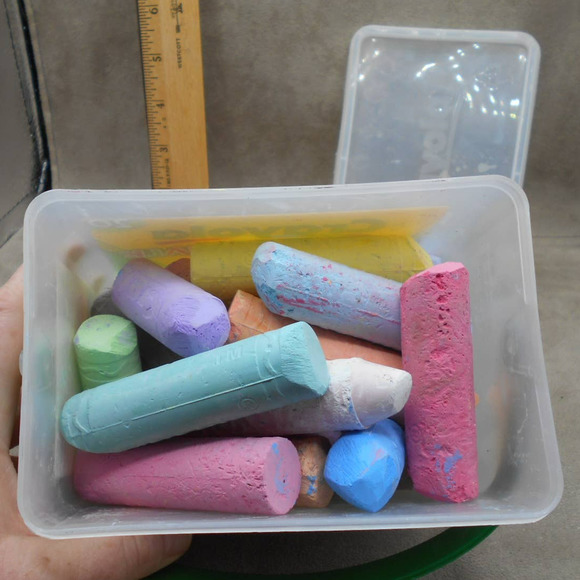 Outdoor Fun Lot: Sidewalk Chalk, Water Balloons, Balls, Water Gun - Picture 5 of 10